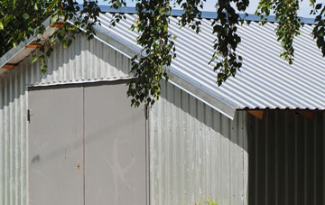 repairing Occold metal garage roofing
